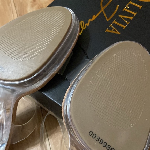 Forever 21 Clear Vinyl Lucite Block Heels - Picture 9 of 13